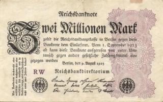 Német Birodalom / Weimari Köztársaság 1923. 2.000.000M (50x) T:II,II/III,III