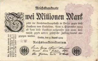 Német Birodalom / Weimari Köztársaság 1923. 2.000.000M (50x) T:II,II/III,III