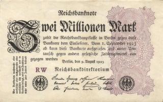 Német Birodalom / Weimari Köztársaság 1923. 2.000.000M (50x) T:II,II/III,III