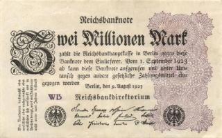 Német Birodalom / Weimari Köztársaság 1923. 2.000.000M (50x) T:II,II/III,III