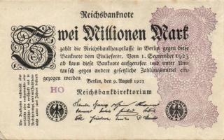 Német Birodalom / Weimari Köztársaság 1923. 2.000.000M (50x) T:II,II/III,III