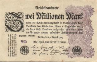 Német Birodalom / Weimari Köztársaság 1923. 2.000.000M (50x) T:II,II/III,III