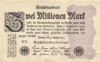 Német Birodalom / Weimari Köztársaság 1923. 2.000.000M (50x) T:II,II/III,III