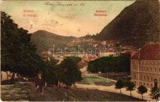 1908 Brassó, Kronstadt, Brasov; Bolonya / Blumenau / Blumana (lyuk / hole)