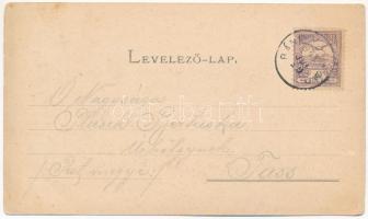 1901 Bánffyhunyad, Huedin; Ponori erdész menház. Czettel és Deutsch / forestry house (EK)