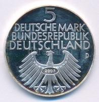 2003. A NSZK 1952D 5M "100 éves a Nürnbergi Múzeum" érme jelzett utánverete T:PP patina
2...