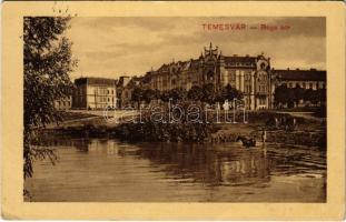 1911 Temesvár, Timisoara; Béga sor / riverside (EK)