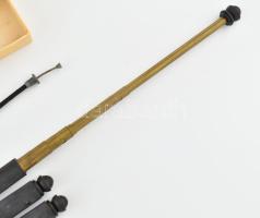 Ines ILM Labor fényképezőgép állvány, dobozában, szép állapot, h: 25 cm