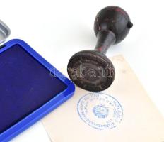 "Marx Károly Közgazdaságtudományi Egyetem Ált. Közg. Kar Dékáni Hivatala" feliratú, Kádár-...