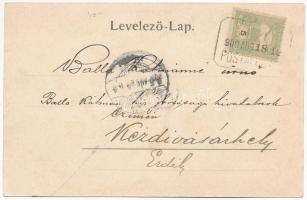 1906 Belényes, Beius; Református templom. Wagner Vilmos fényképész kiadása / Calvinist church (EK)