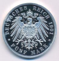 2001. A Német Államok / Poroszország 1901A 5M "200 éves a Porosz Királyság" érme jelzett u...