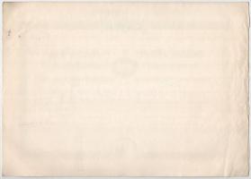 Budapest 1920. "Magyar Asphalt Részvénytársaság" részvénye 200K-ról, magyar és német nyelv...