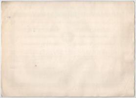 Budapest 1920. "Magyar Asphalt Részvénytársaság" részvénye 200K-ról, magyar és német nyelv...