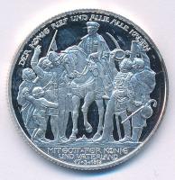 2005. A Német Államok / Poroszország 1913A 2M Napóleon legyőzésének 100 éves évfordulója érme jelzett utánverete T:PP ujjlenyomat, spotted 2005. The German States / Prussia 1913A 2 Mark 100 Years - Defeat of Napoleon coin marked restrike C:PP fingerprint, fo.