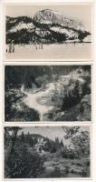 Gyilkos-tó, Ghilcos, Lacul Rosu; - 13 db RÉGI város képeslap és fotó / 13 pre-1945 town-view postcards and photos