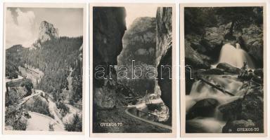 Gyilkos-tó, Ghilcos, Lacul Rosu; - 13 db RÉGI város képeslap és fotó / 13 pre-1945 town-view postcar...