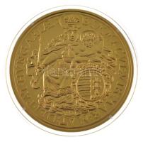 DN "A legértékesebb magyar érmék - I. Lipót tízszeres aranydukátjának replikája" aranyozot...