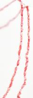 Rózsaszín tenyésztett nyaklánc, h: 82 cm