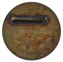 ~1970-1980. "10 év a Magyar Zenekultúra Szolgálatában" zománcozott bronz jelvény (28mm) T:...