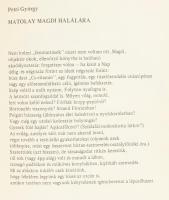 Temetés hajnalban. Matolay Magda emlékére. Bálint Endre egészoldalas Biblia-illusztrációival, szitan...