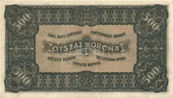 1923. 500K "Magyar Pénzjegy..." T:II