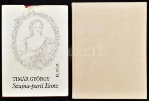 Babits Mihály: Erato. Az erotikus költészet remekei. Szalay Lajos rajzaival. Bp., 1980., Magyar Helikon. Kiadói egészvászon-kötés. +  Tímár György: Szajna-parti Erosz. Filep Sándor illusztrációival. Bp.,1985,Europa. Kiadói egészvászon-kötés, kiadói szakadt papír védőborítóban.