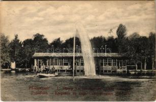1906 Plovdiv, Philippople, Philippopolis; Létang au jardin du Czar Siméon / park, pond, rowing boat (EK)