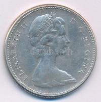 Kanada 1967. 1$ Ag II. Erzsébet T:XF Canada 1967. 1 Dollar Ag Elizabeth II C:XF Krause KM#70