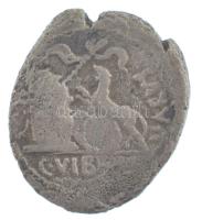 Római Birodalom / Róma / Caius Vibius Varus ~i. e. 42. Denár Ag (2,49g) T:F kitörés Roman Empire / Rome / Caius Vibius Varus ~ 42 BCE Denarius Ag VARVS - C VIB[IVS] (2,49g) C:F cracked