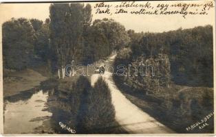 1924 Craiova, Parcul Bibescu Alea / park. photo