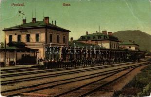 1908 Predeál, Predeal; Gara / vasútállomás / railway station (EB)