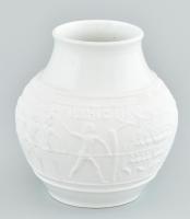 Royal Bavaria porcelán váza, biszkvit és mázas porcelán, jelzéssel, hibátlan, m: 12 cm