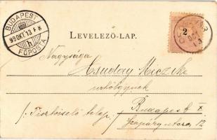 1899 (Vorläufer) Pozsony, Pressburg, Bratislava; Mária Terézia szobor. Schmidt Edgar kiadása / Maria...