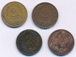 1894-1914. 2f bronz (4xklf) T:XF-F