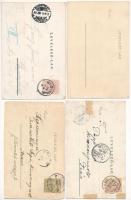 8 db RÉGI hosszú címzéses erdélyi szecessziós és néhány litho képeslap vegyes minőségben: Arad, Nagy...