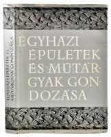 Egyházi épületek és műtárgyak gondozása. Szerk.: Cserháti József et al. Bp., 1971, Képzőművészeti Alap. Gazdag fekete-fehér képanyaggal illusztrált. Kiadói egészvászon-kötés, kissé sérült kiadói papír védőborítóban. Megjelent 4500 példányban.