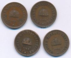 1904-1914. 2f bronz (4xklf) T:XF,VF