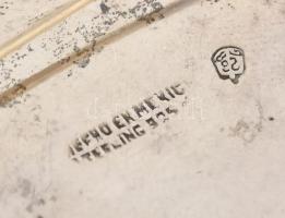 Ezüst (Ag) Azték bross, függő, jelzett, nettó: 9g, d: 4 cm