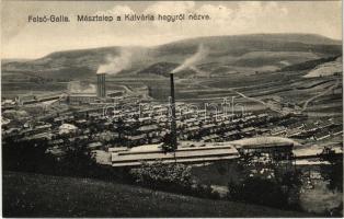 Felsőgalla (Tatabánya), Mésztelep a Kálvária hegyről nézve