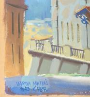 Varga Mátyás (1910-2002): Kolozsvár, 1943. Tempera, papír, jelezve balra lent, 62x46,5 cm / Mátyás V...