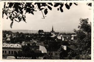 Bánffyhunyad, Huedin; látkép, Bossai Kalapgyár üzlete / general view, shop