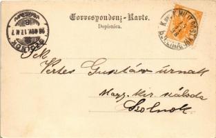 1898 (Vorläufer) Bosnische Bauern. Ignaz Königsberger's Nachf. Albert Thier / Bosnyák népvisele...