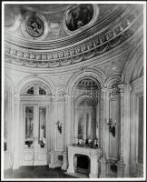 A Nyugati pályaudvar külső és belső terei az építés időszakában, 4 db utólagos nagyítás, 24×30 cm