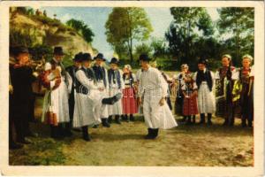 1942 Kalotaszeg, Tara Calatei; Legényes tánc Kalotaszegen, erdélyi folklór / folk dance, Transylvanian folklore (fa)