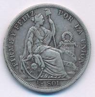 Peru 1908. 1/2S Ag T:XF,VF patina
Peru 1908. 1/2 Sol Ag C:XF,VF patina
Krause KM#203