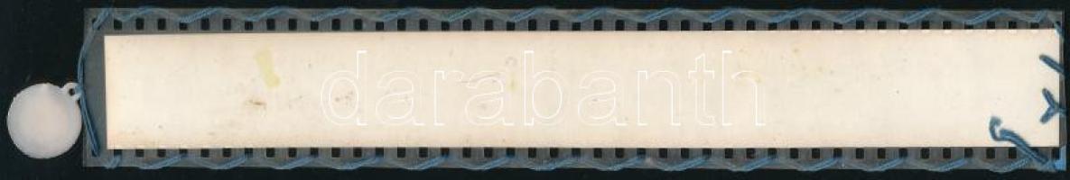 cca 1960-1970 Könyvjelző a táncdalfesztivál énekeseinek képével, 3,5×21 cm