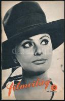 1961-1969 Filmvilág 3 db száma + Film, Színház, Muzsika c. újság egy száma, a címlapokon Sophia Loren és Törőcsik Mari