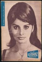 1961-1969 Filmvilág 3 db száma + Film, Színház, Muzsika c. újság egy száma, a címlapokon Sophia Lore...