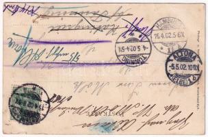 1902 Sylt, Gedenkstein auf der Heimatstätte für Heimatlose gewidmet von Carmen Sylva Königin von Rum...