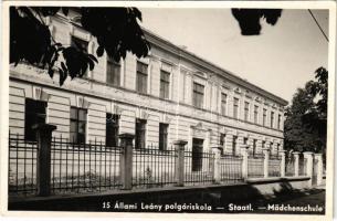 Beszterce, Bistritz, Bistrita; Állami polgári leányiskola / Staatl. Mädchenschule / girls' school (non PC)